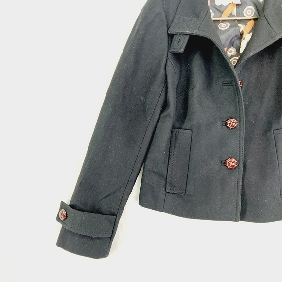 Banana Republic Women’s Blazer 100% Wool 3 Button Short Business Casual P6046 - Picture 3 of 7